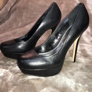 Bakers Melina Black Stiletto Heels